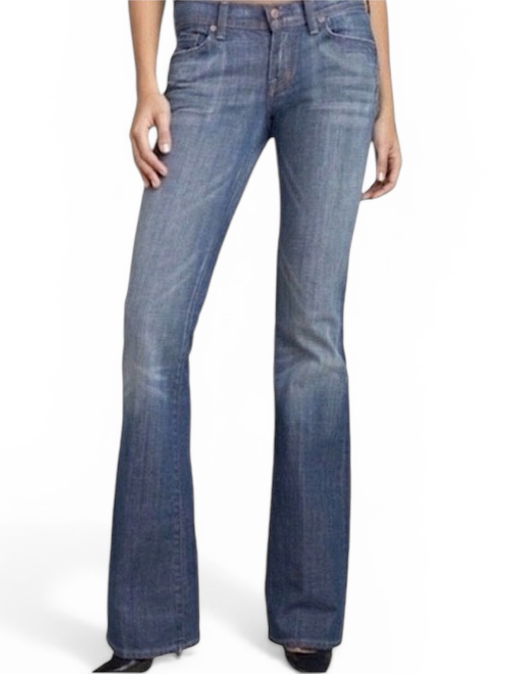 Vintage Y2K Citizens of‎ Humanity Ingrid Stretch #002 Low Rise Distressed Jeans